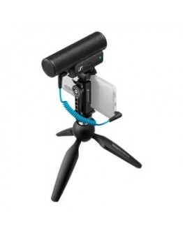 SENNHEISER MKE 400 Mobile Kit - Compact Shotgun Microphone and Smartphone Clamp