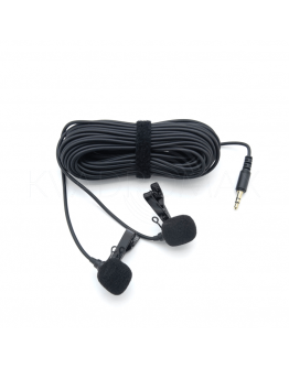 COMICA AUDIO TECH CVM-D02 (B6.0m) Dual-head Lavalier Microphone