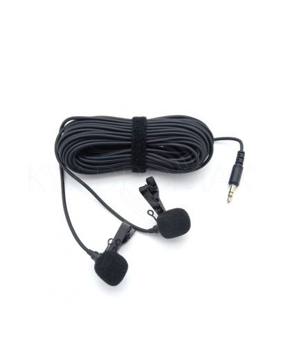 COMICA AUDIO TECH CVM-D02 (B6.0m) Dual-head Lavalier Microphone